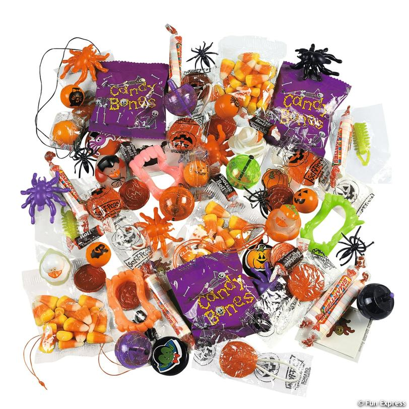 *Halloween Creepy Casket w/100 Pk of Toys & Candy